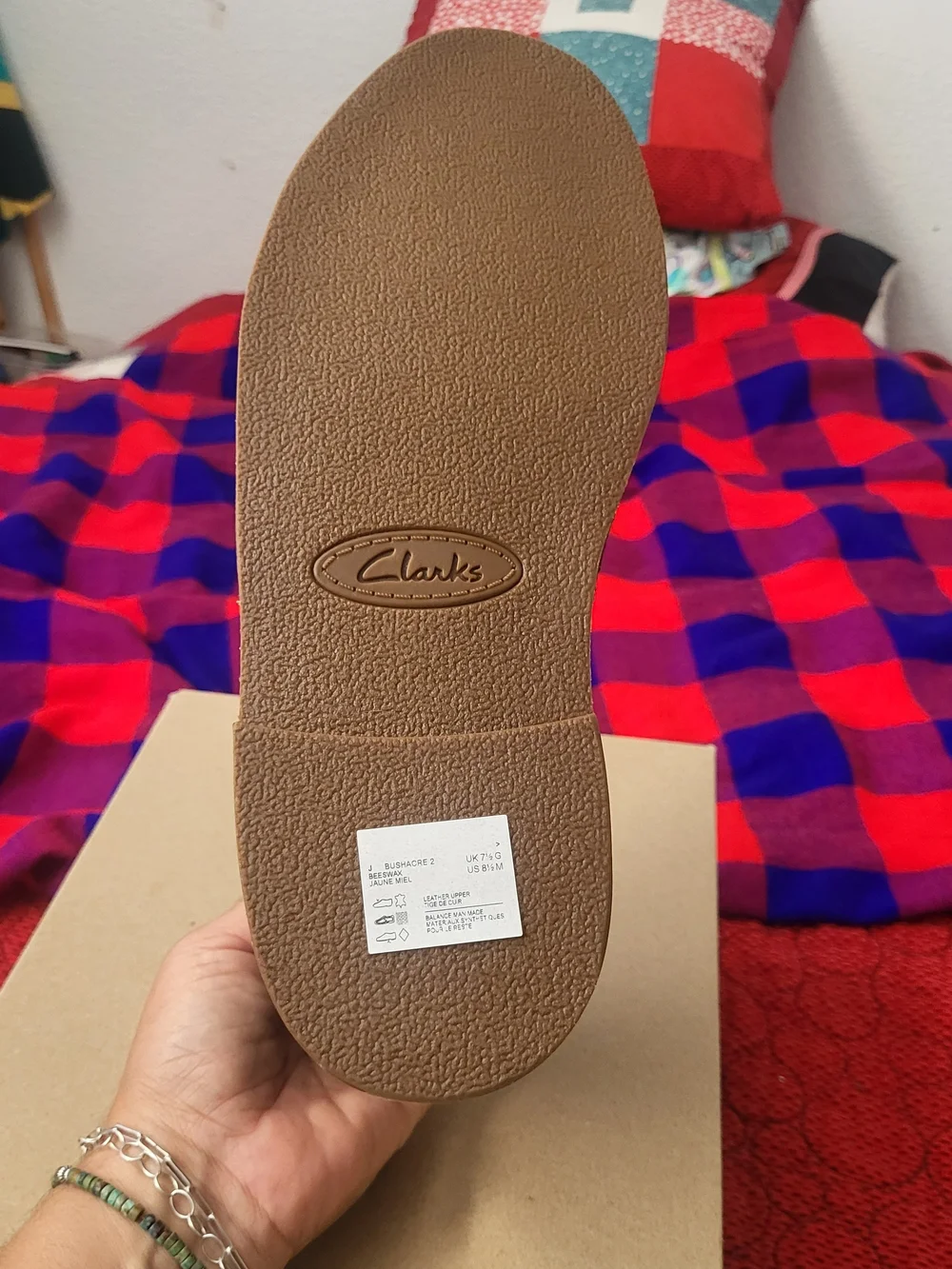 Clarks Men's Brown Leather Chukka Boots